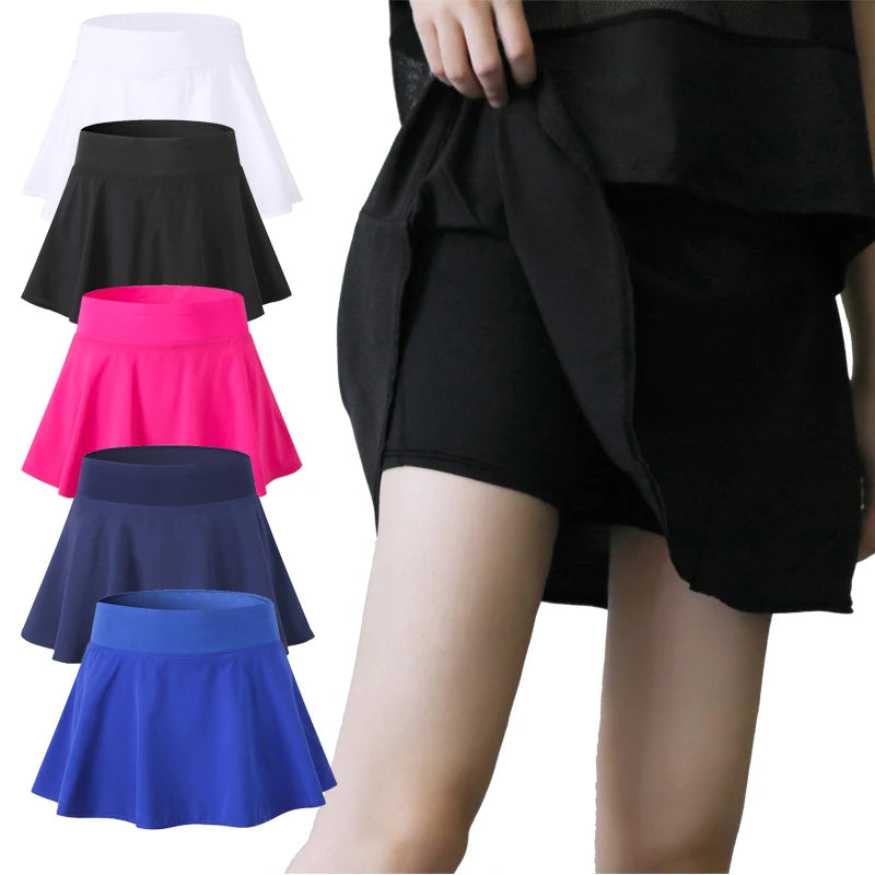 Tennis Skorts Fitness Short Skirt Quick drying Women Sports Tennis Skirt