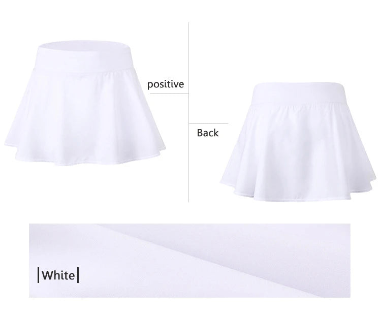 Tennis Skorts Fitness Short Skirt Quick drying Women Sports Tennis Skirt