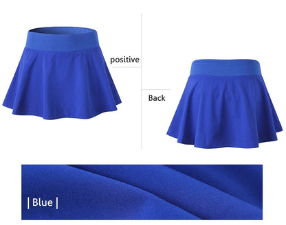 Tennis Skorts Fitness Short Skirt Quick drying Women Sports Tennis Skirt