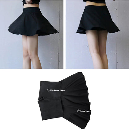 Tennis Skorts Fitness Short Skirt Quick drying Women Sports Tennis Skirt
