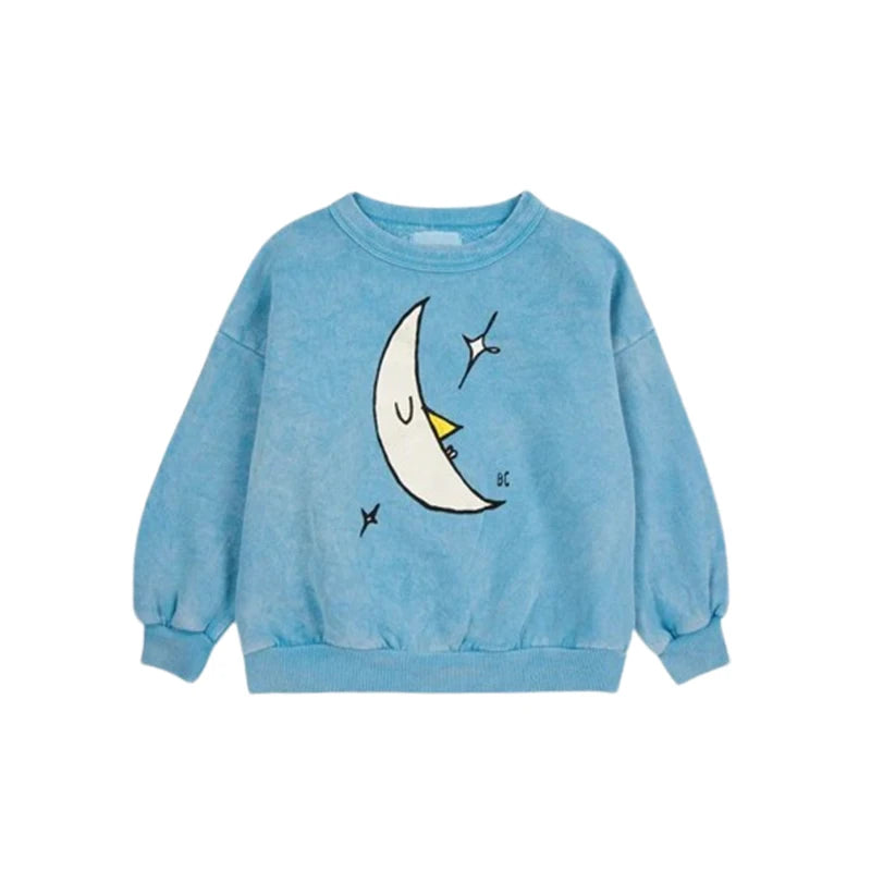 Children's Spring Autumn Hoodie Cartoon Print Unisex Sweatshirts