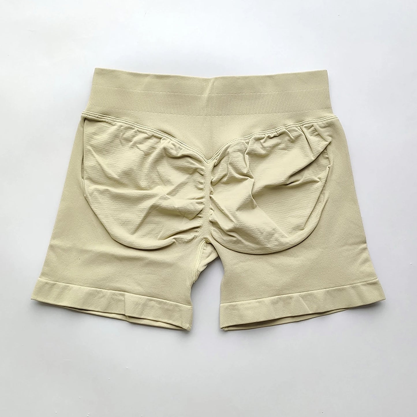 Shorts Seamless Gym Shorts Women, Fitness Sports Low Ribbed Band Workout Shorts