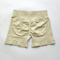 Shorts Seamless Gym Shorts Women, Fitness Sports Low Ribbed Band Workout Shorts