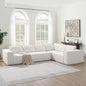 Minimalist Style Modular Sectional Sofa, seats 6 Wrinkle-resistant