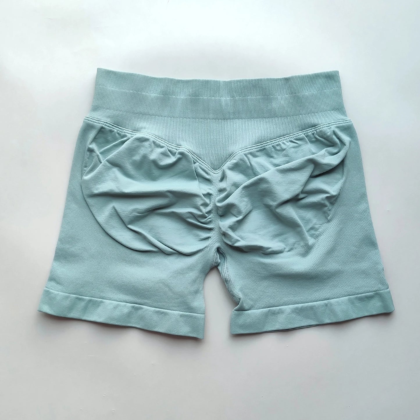 Shorts Seamless Gym Shorts Women, Fitness Sports Low Ribbed Band Workout Shorts