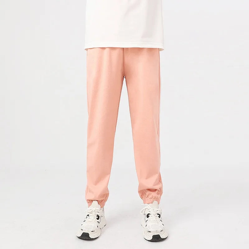 Unisex Toddler Jogger Pants Boys' Cotton Sweatpants Spring Baby Pants Children's Mosquito Trousers Summer Girls' Casual Clothes