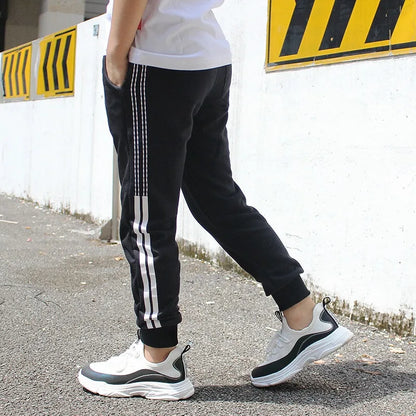 Boys Pants Cotton Atletic Boy's Joggers Sweatpants Pocket Children Long Trousers Casual Kids Sports Pants Teenager Boys Clothes