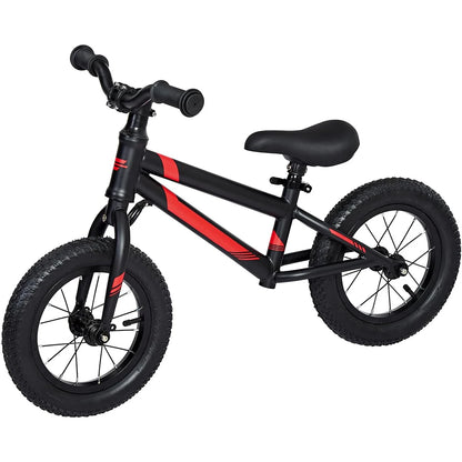 12" Balance Bike for Kids No Pedal Toddler Bike with Adjustable Seat Handlebar, Lightweight Aluminum Frame, Padded Seat