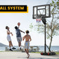 1 Basketball Hoop Outdoor 5.5-9.5 Feet Adjustable Height