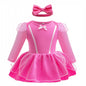 Baby Princess Romper for Girls with Headband 6M 12M Costume