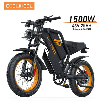 1500/3000W Electric bike 48V 25ah/40AH Mountain bikes Electric Off Road Bike Fat Tires Ebike