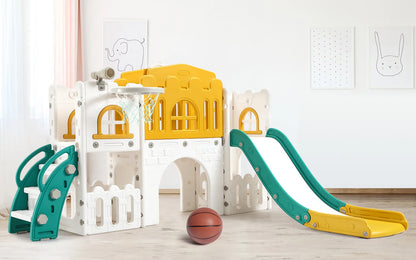 8 In 1 Toddler Slide Indoor or outdoor Playground set,  for kids ages 1-3