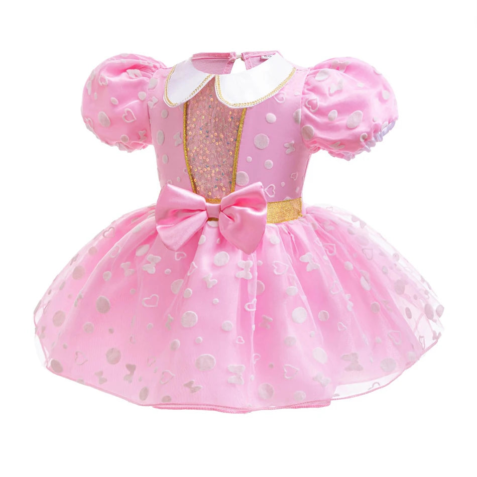 Baby Princess Romper for Girls with Headband 6M 12M Costume