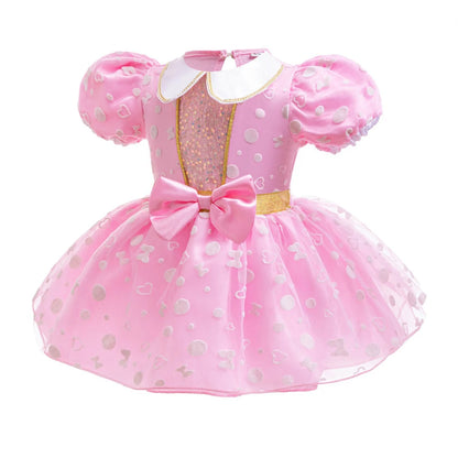 Baby Princess Romper for Girls with Headband 6M 12M Costume