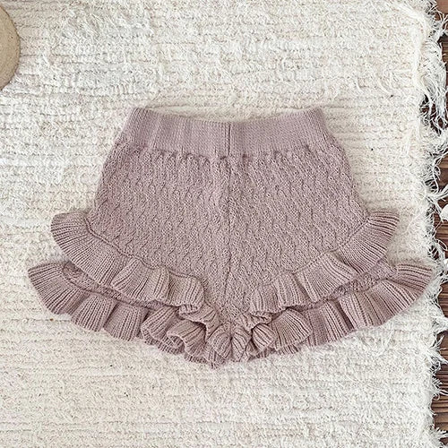 0-4Yrs Baby Girls Knitted Shorts Toddler Baby Girls Shorts