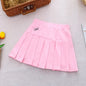 Girls Skirt Summer Cute Outer Wear Casual Simple Pleated Kids Skirt Design 4-10Y