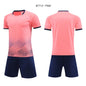 Children Football Jerseys Shorts Boys Girls Soccer Clothes Set Short Sleeve Football Uniforms Kids Soccer Tracksuit Jersey 7712