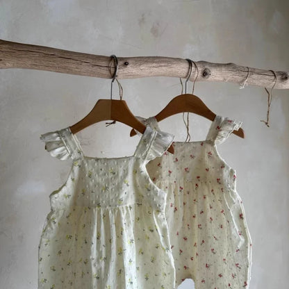 Newborn Baby Girl Romper Sleeveless Baby Girls Jumpsuit 0-24M Baby Girls Clothes
