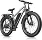 Electric Bike, 1000W Peak E bike, , 26" Fat Tire Electric Bicycle with 48V 13AH Battery, 7 Speed
