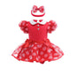 Baby Princess Romper for Girls with Headband 6M 12M Costume