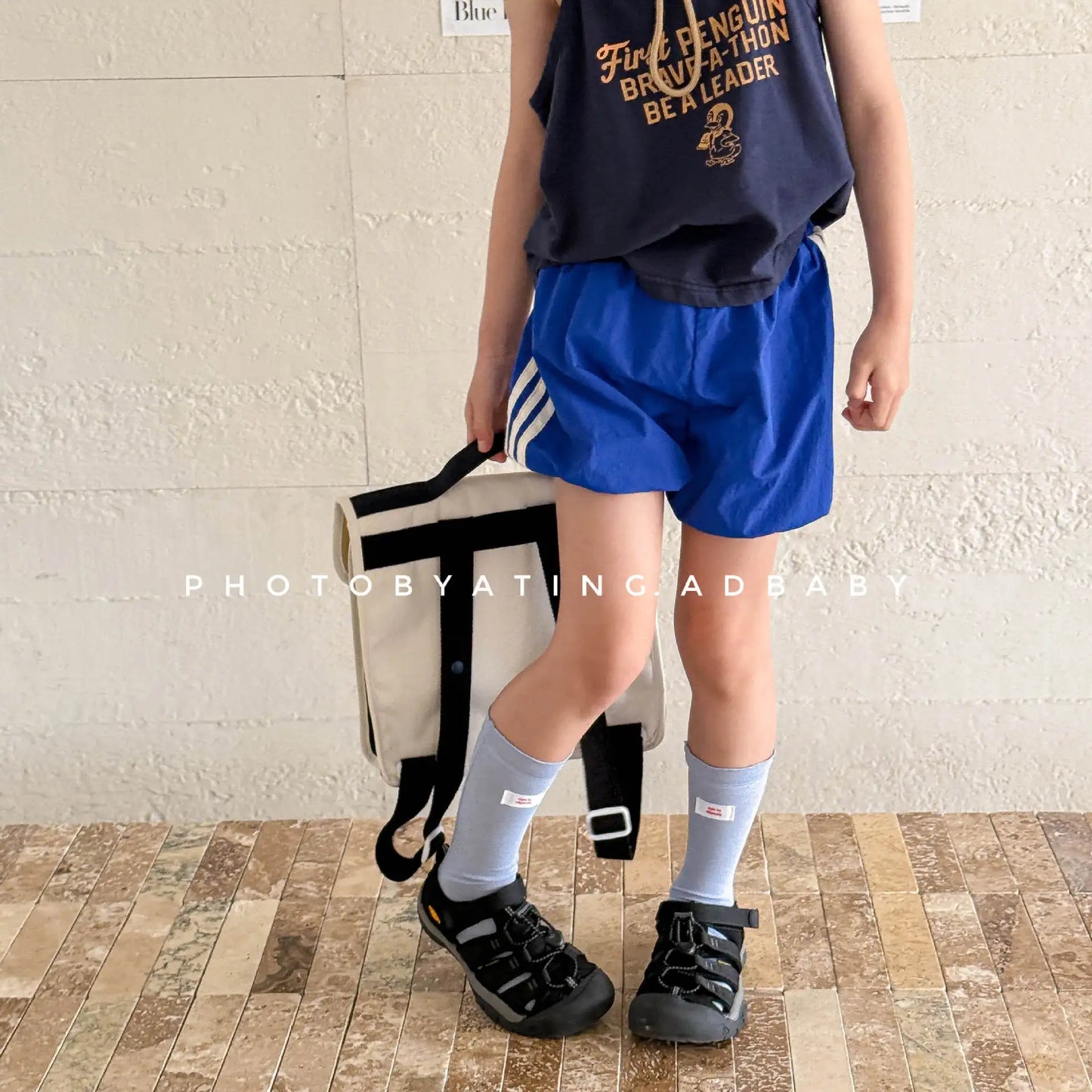 Children Shorts Girls Striped Shorts  Cotton Boys Casual Pants