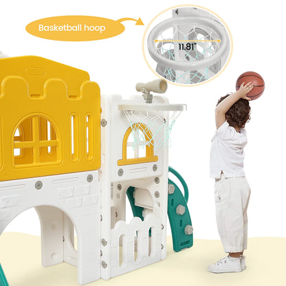 8 In 1 Toddler Slide Indoor or outdoor Playground set,  for kids ages 1-3