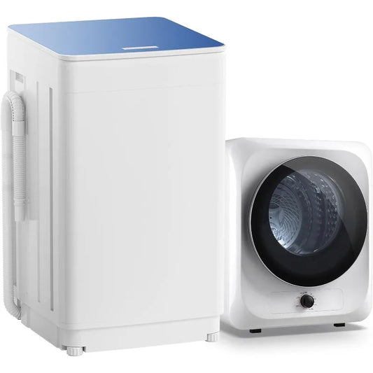 Portable Washer and Dryer Combo Set, Fully Automatic Washing Machine,  Portable Dryer, Compact Washer