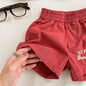 Summer New Children Casual Shorts  Cartoon Embroidery Girls Shorts  Baby Boys Short Pants
