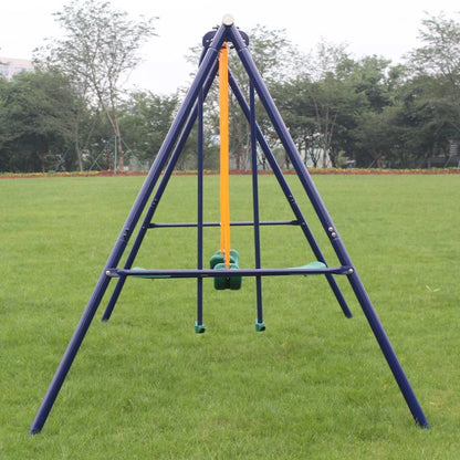 Metal Swing Set Outdoor with Glider for Kids, Toddlers Children Round Swing Sets for Backyard Playground and Park