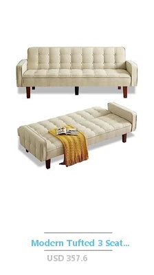 Beige Corduroy U Shaped Sofa 7 Seater with USB Ports & Storage , Comfortable