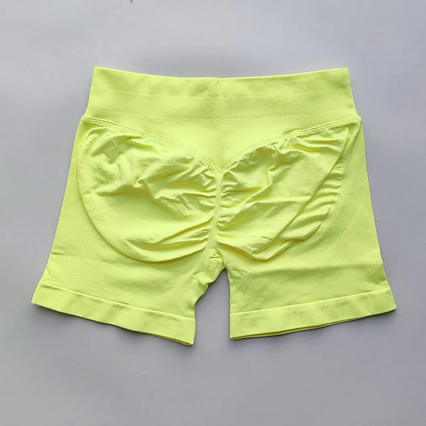 Shorts Seamless Gym Shorts Women, Fitness Sports Low Ribbed Band Workout Shorts