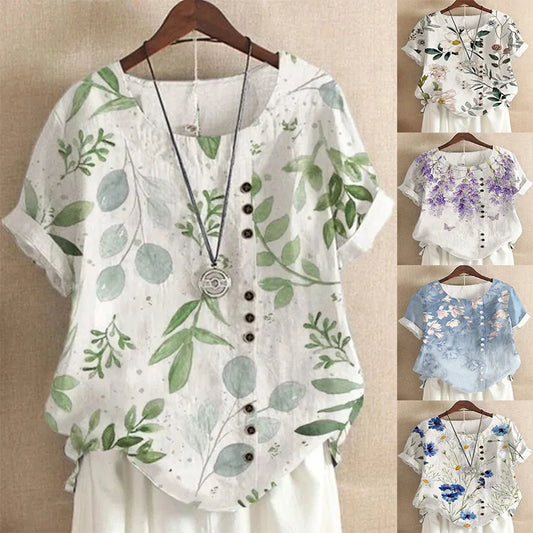 Short Sleeve T-shirts Woman Tops Loose fit T Shirt Women Clothes
