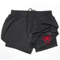 2 in 1 Men's Gym Shorts Fitness Quick Dry Sports Performance running shorts