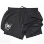 2 in 1 Men's Gym Shorts Fitness Quick Dry Sports Performance running shorts