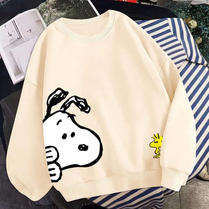 Snoopy Boys and girls sweatshirts shirt long-sleeved sweater coat