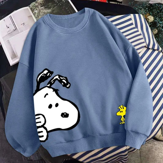 Snoopy Boys and girls sweatshirts shirt long-sleeved sweater coat