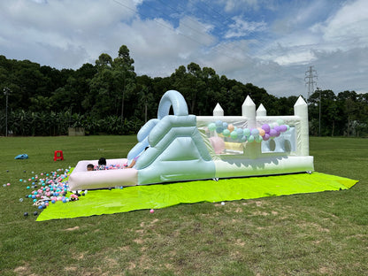 Inflatable  Water Sildes, Ball Pool, Jungle Gym,  Water Play Equipment With 1100W Air Blower