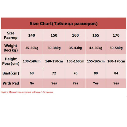 Girls Swimsuit 2 Piece Short Sleeve Swimming Suit  Boys shorts Swimwear Sports Teenagers