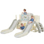 11 in 1 Toddler Slide,  for Ages 1-3 with Basketball Hoop, Playset Structure, Arch Tunnel Telescope