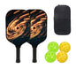 Pickleball Paddle Set Rackets  Lightweight Core 4 Balls Racquet Cover Carrying Bag