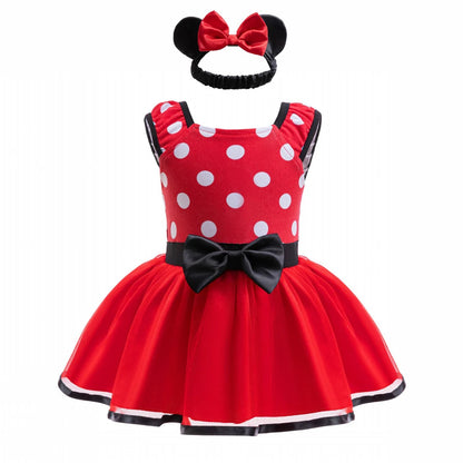 Baby Princess Romper for Girls with Headband 6M 12M Costume