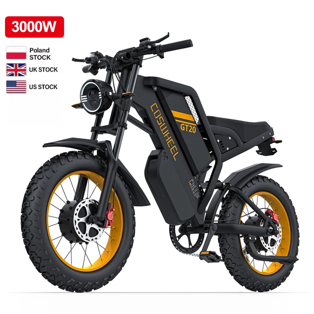 1500/3000W Electric bike 48V 25ah/40AH Mountain bikes Electric Off Road Bike Fat Tires Ebike