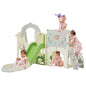 11 in 1 Toddler Slide,  for Ages 1-3 with Basketball Hoop, Playset Structure, Arch Tunnel Telescope