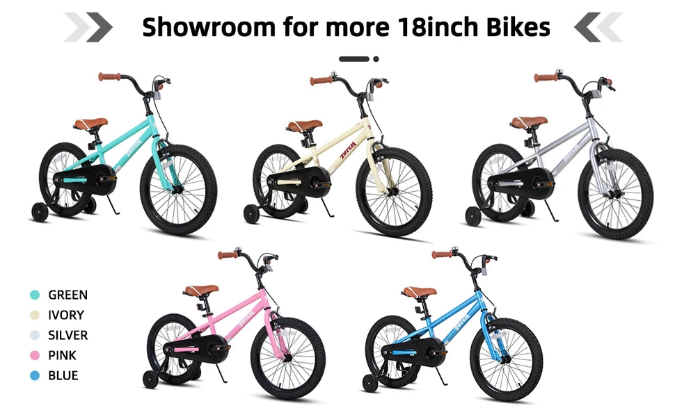 Kids Bike for Boys Girls Ages 2-9 Years Old, 12 14 16 18 Inch BMX Style with Training Wheels