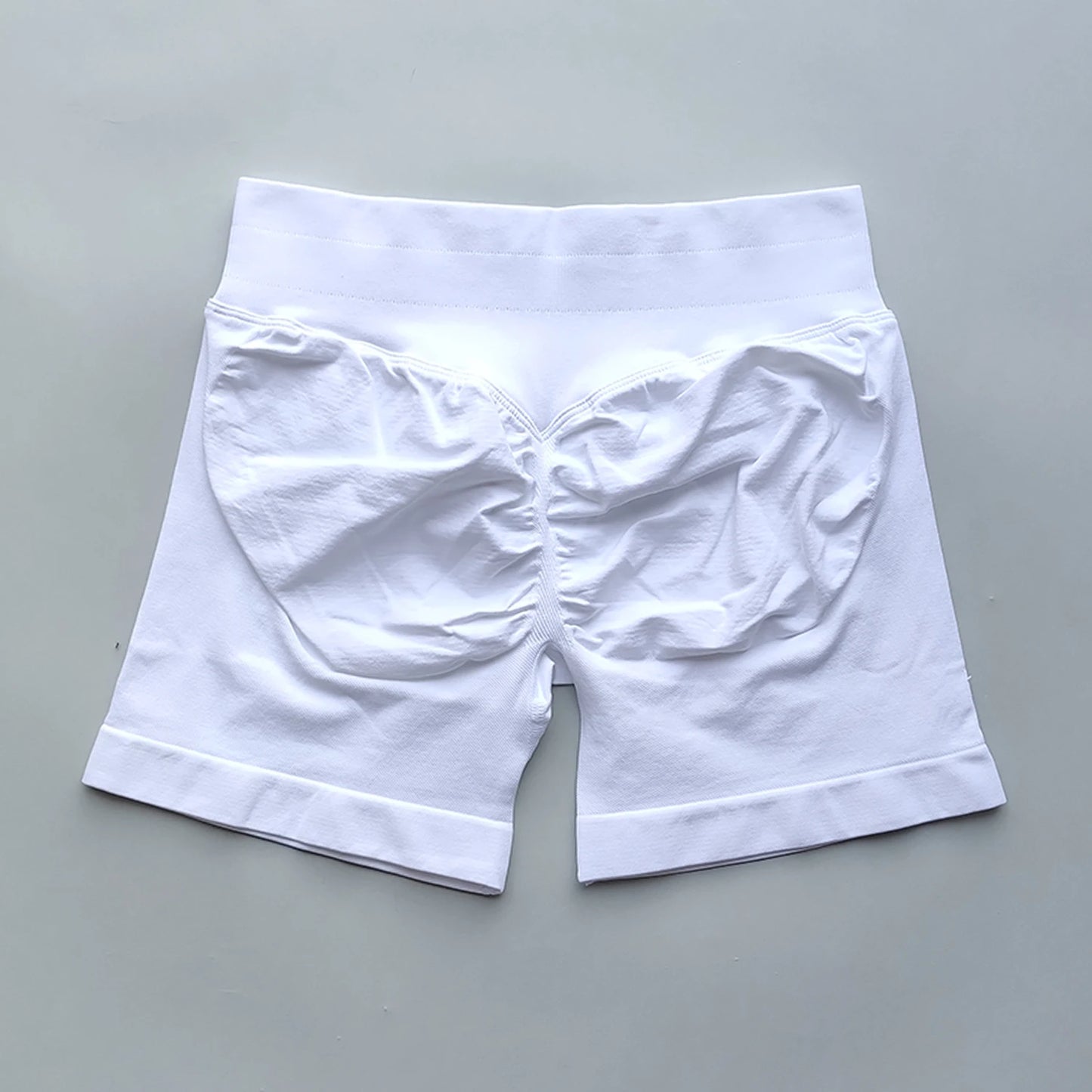 Shorts Seamless Gym Shorts Women, Fitness Sports Low Ribbed Band Workout Shorts