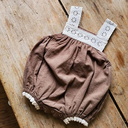 Newborn Baby Girl Romper Sleeveless Baby Girls Jumpsuit 0-24M Baby Girls Clothes