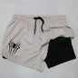 2 in 1 Men's Gym Shorts Fitness Quick Dry Sports Performance running shorts