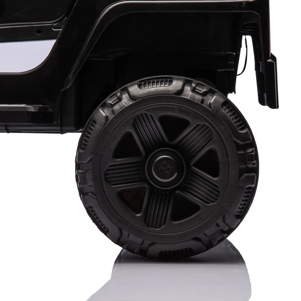 12V Kids Ride On Electric Truck Car W/Parents Control,2WD,Four-wheel suspension,Early education function,Adjustable volume