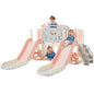 11 in 1 Toddler Slide,  for Ages 1-3 with Basketball Hoop, Playset Structure, Arch Tunnel Telescope