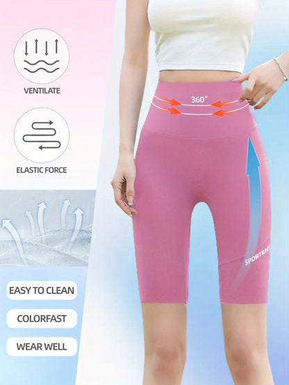 3PC Set Sports Wear Pockets High Waist Lady Yoga Pants Athletic
